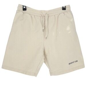 AS Colour Breakfast Club Sweat Shorts Beige French Terry Lounge Shorts M Flawed